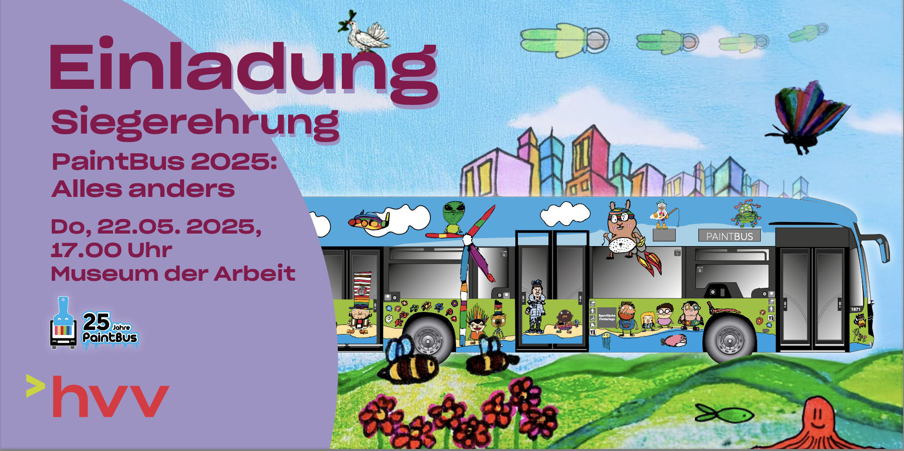 Einladung Siegerehrung PaintBus 2025