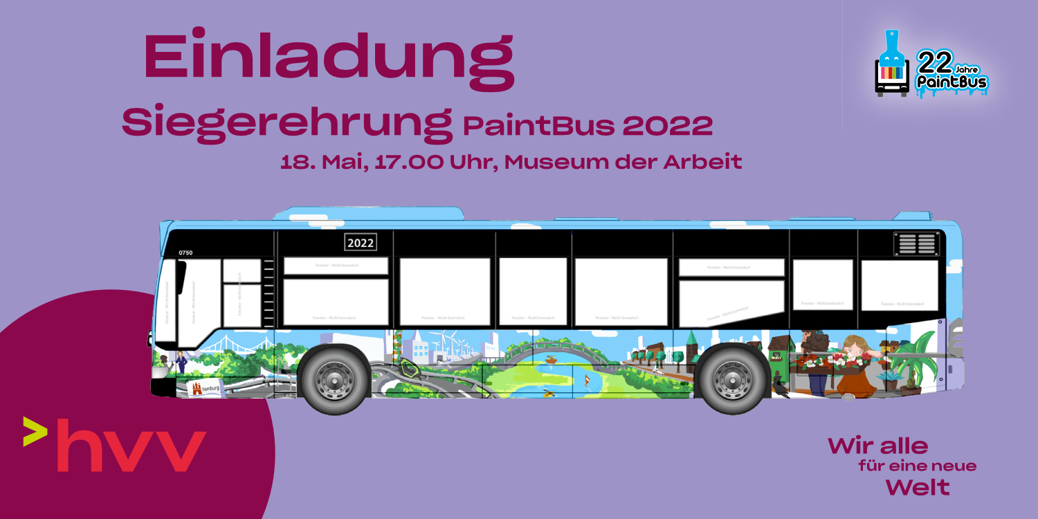Einladung Siegerehrung PaintBus 2022